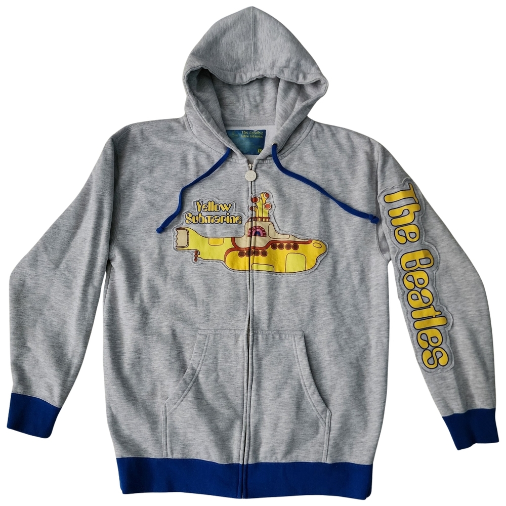 The Beatles The Yellow Submarine zip up Mens size large